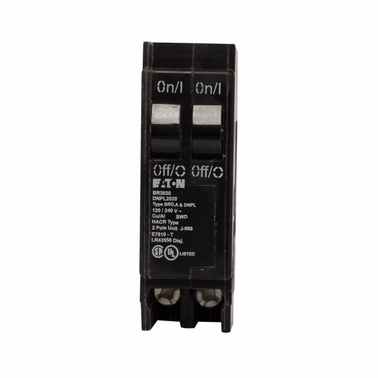 Cutler Hammer 20 Amp 2 Pole 120/240V Tandem Circuit Breaker