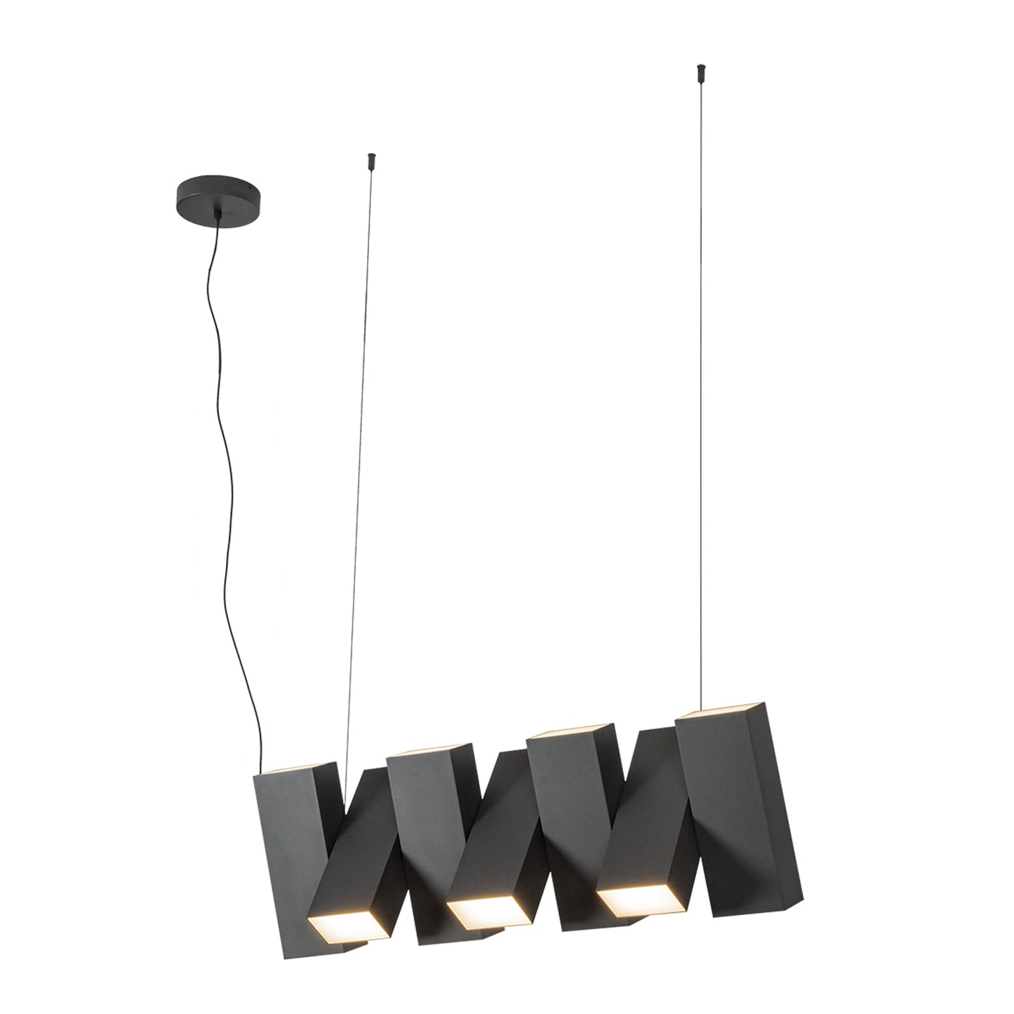 Kuzco Domino black [universal voltage] linear pendant LP17435-BK-UNV