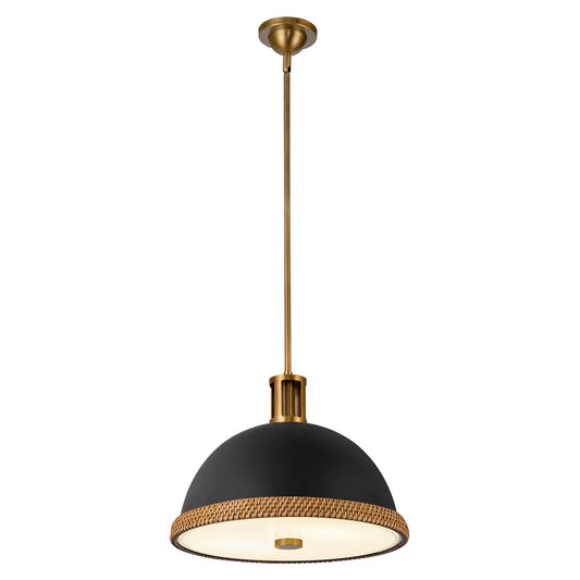 Alora Doral matte black pendant PD331016MBVB