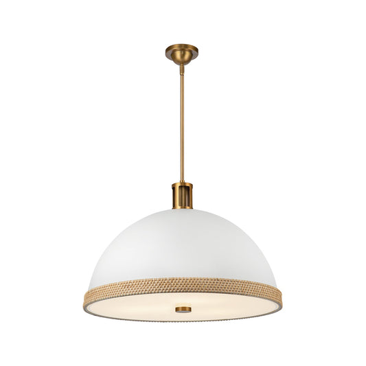 Alora Doral matte white pendant PD331024MWVB