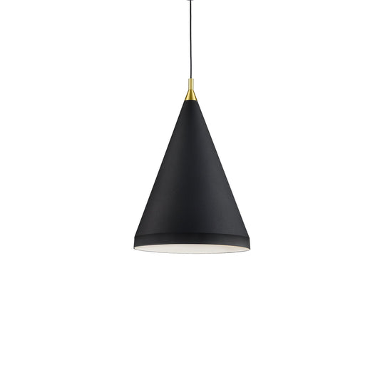 Kuzco Dorothy black with gold detail pendant 492716-BK/GD