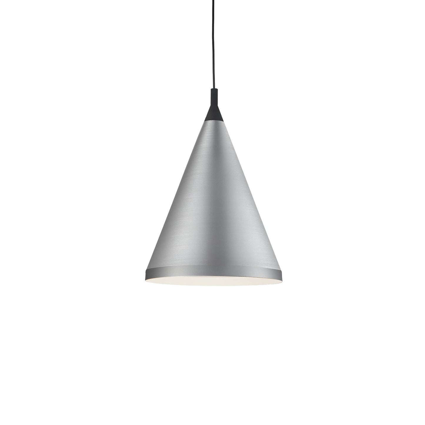Kuzco Dorothy brushed nickel with black detail pendant 492716-BN/BK