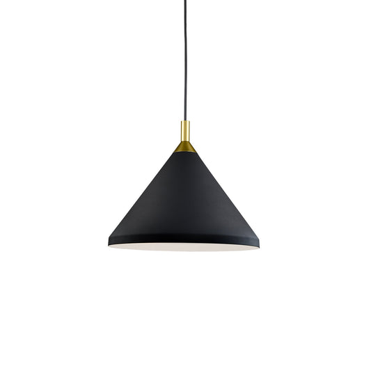 Kuzco Dorothy black with gold detail pendant 492814-BK/GD