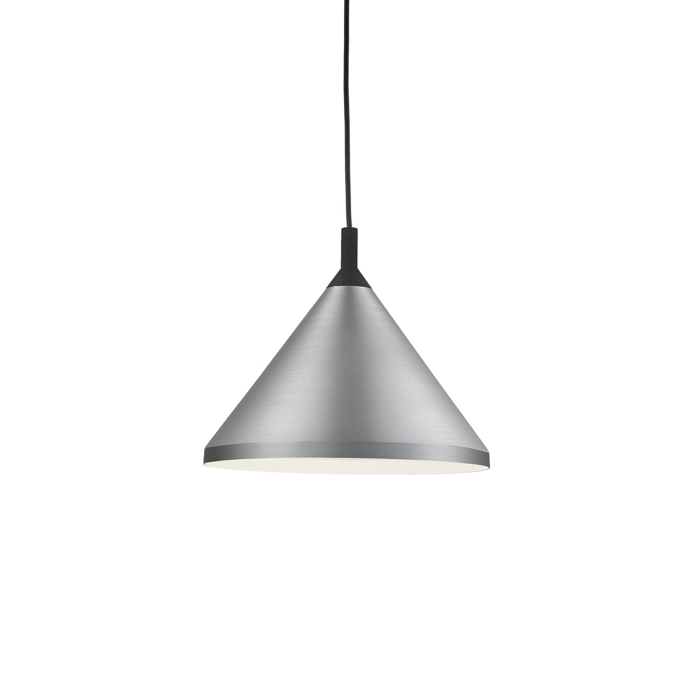 Kuzco Dorothy brushed nickel with black detail pendant 492814-BN/BK