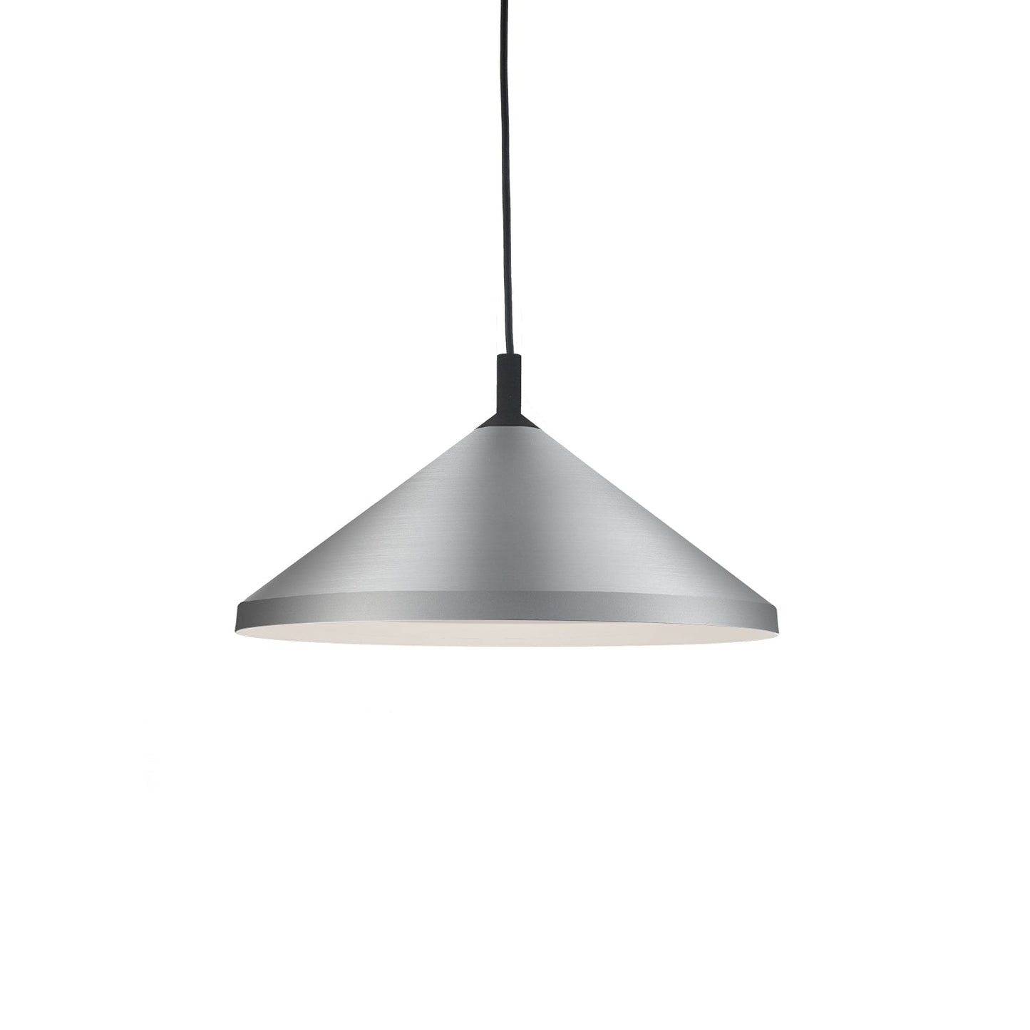 Kuzco Dorothy brushed nickel with black detail pendant 493118-BN/BK