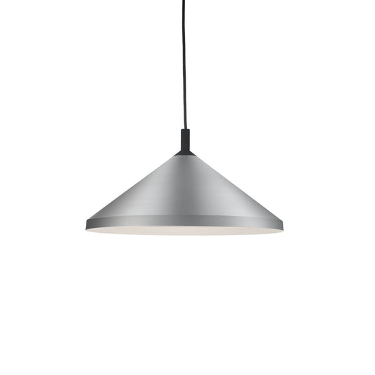 Kuzco Dorothy brushed nickel with black detail pendant 493118-BN/BK