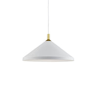 Kuzco Dorothy white with gold detail pendant 493118-WH/GD