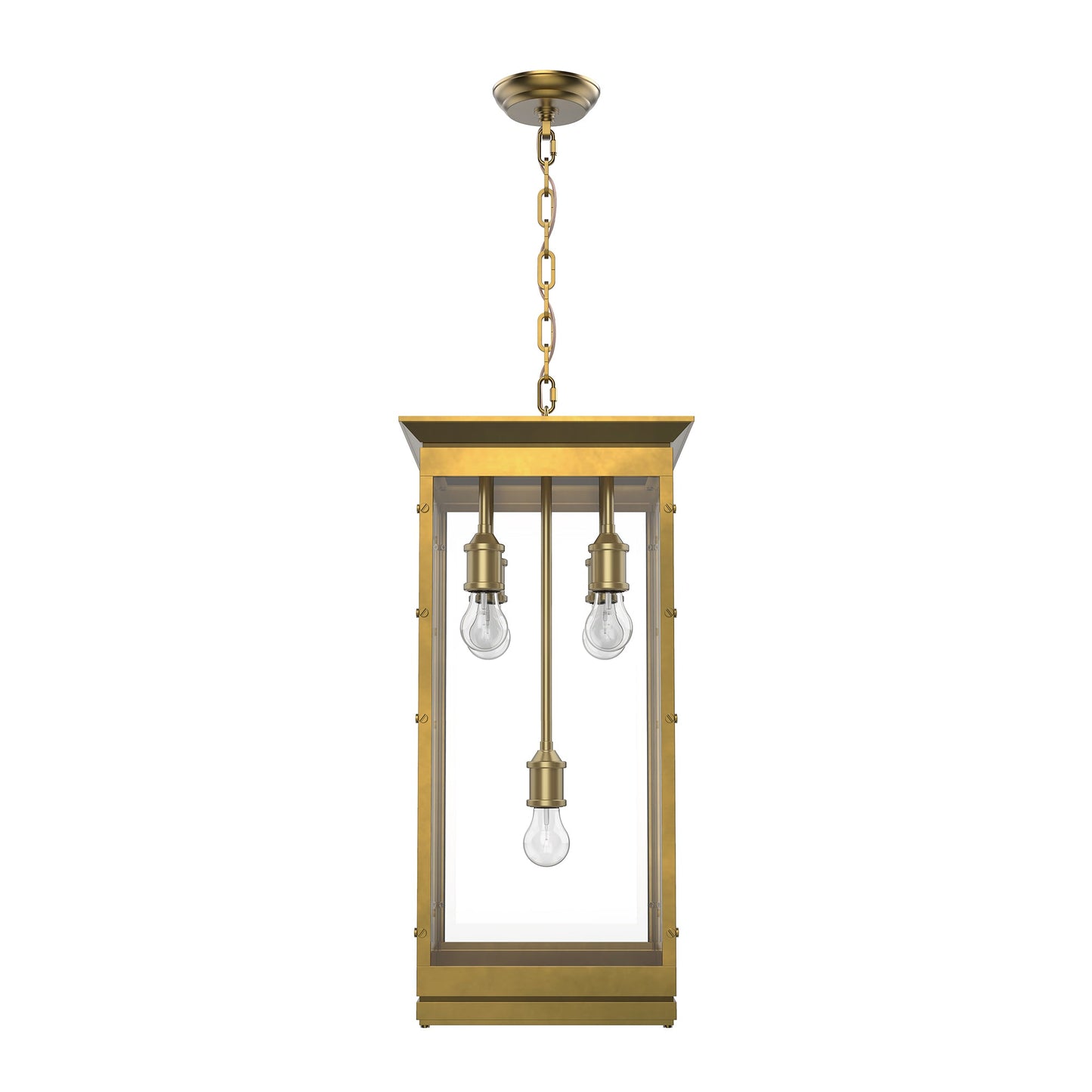 Alora Douglas vintage brass pendant PD351018VB