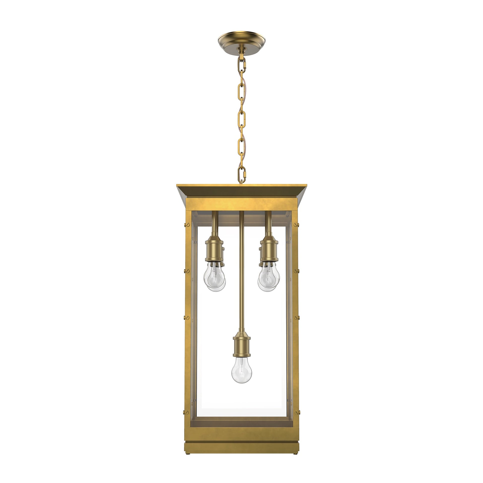 Alora Douglas vintage brass pendant PD351018VB