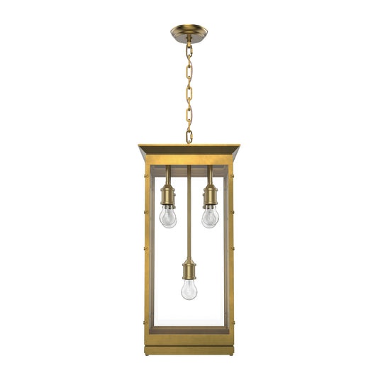 Alora Douglas vintage brass pendant PD351018VB