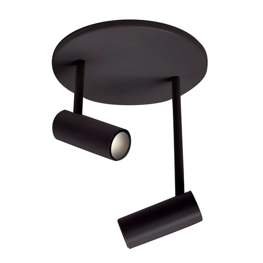 Kuzco Downey black semi-flush mount SF15002-BK