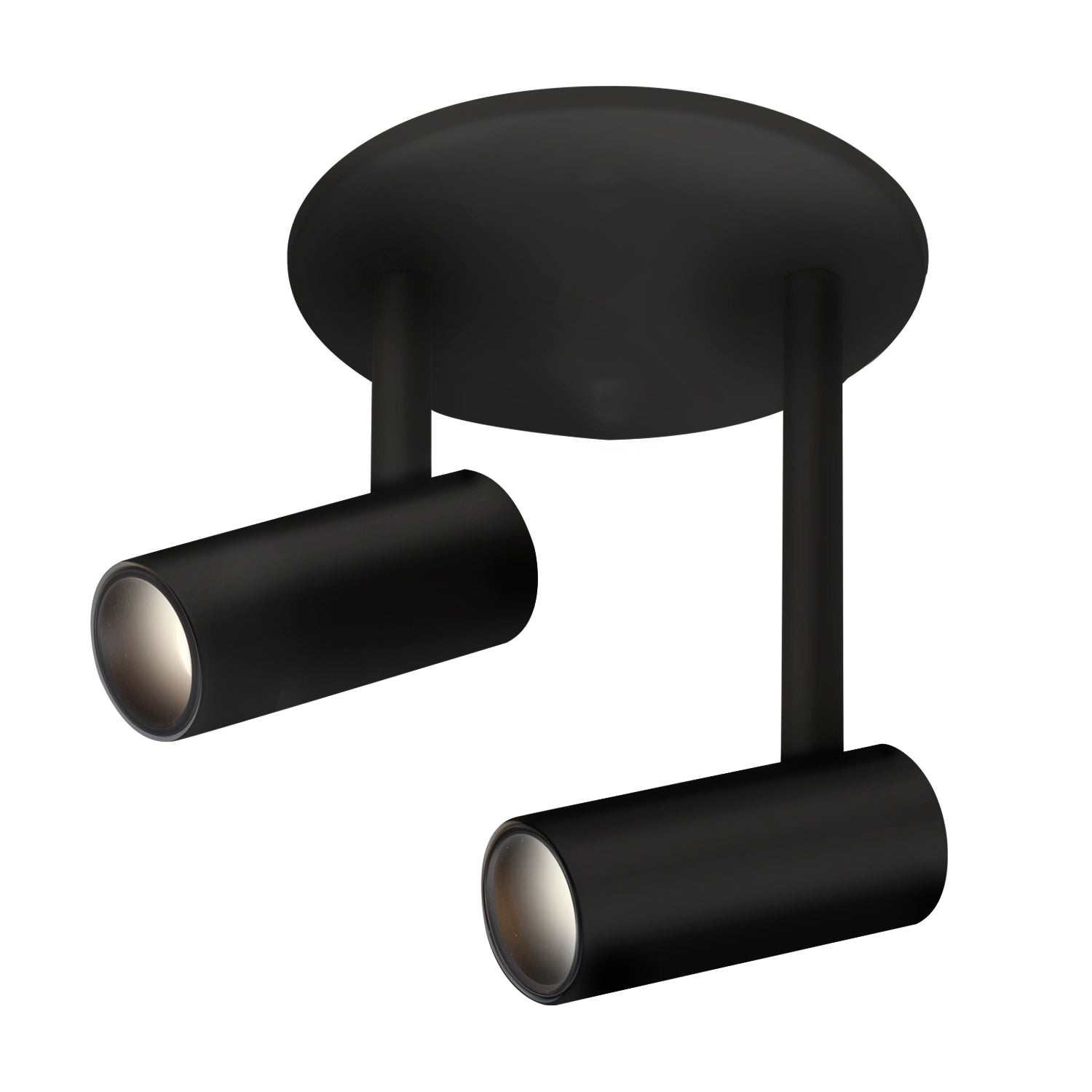 Kuzco Downey black semi-flush mount SF15102-BK