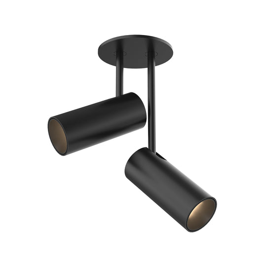 Kuzco Downey black semi-flush mount SF15702-BK