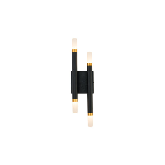 Kuzco Draven black [universal voltage] wall sconce WS19705-BK-UNV