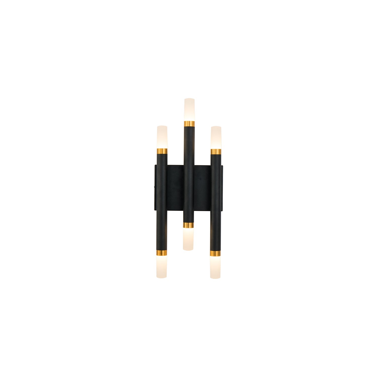 Kuzco Draven black wall sconce WS19707-BK