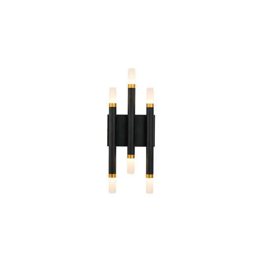 Kuzco Draven black wall sconce WS19707-BK