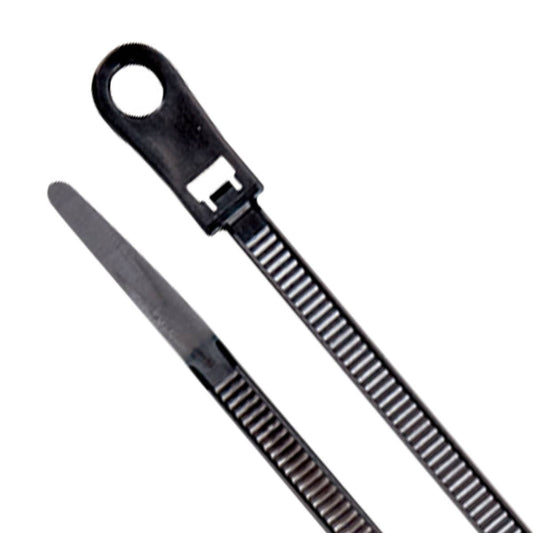 Dottie DTM14B Dottie 15 Inch UV Black Mounting Hole Cable Tie DTM14B