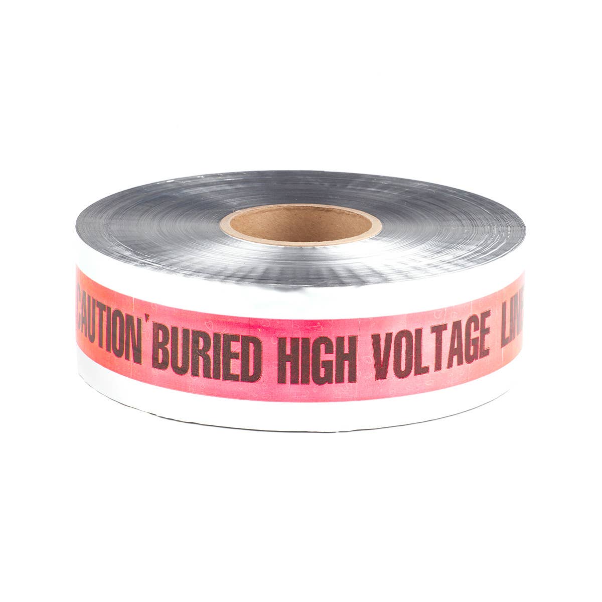 Dottie DU09 Dottie 3 in x 1000 ft Red Detectable Tape Caution Buried High Voltage Line Below DU09
