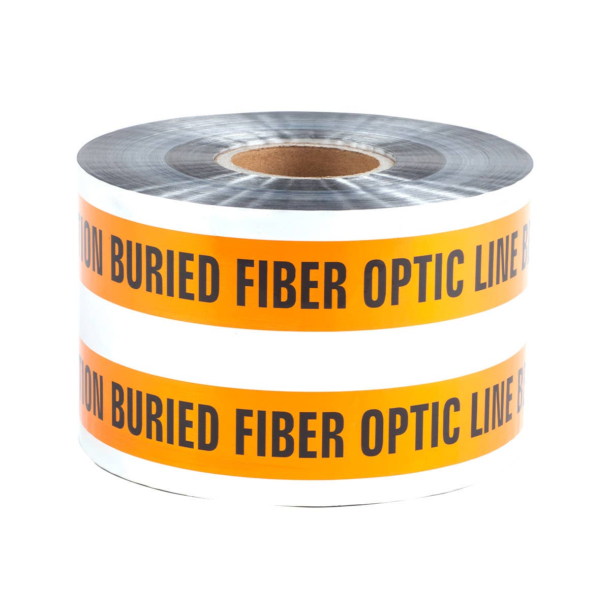 Dottie DU610 Dottie 6 in x 1000 ft Orange Detectable Tape Caution Buried Fiber Optic Line Below DU610