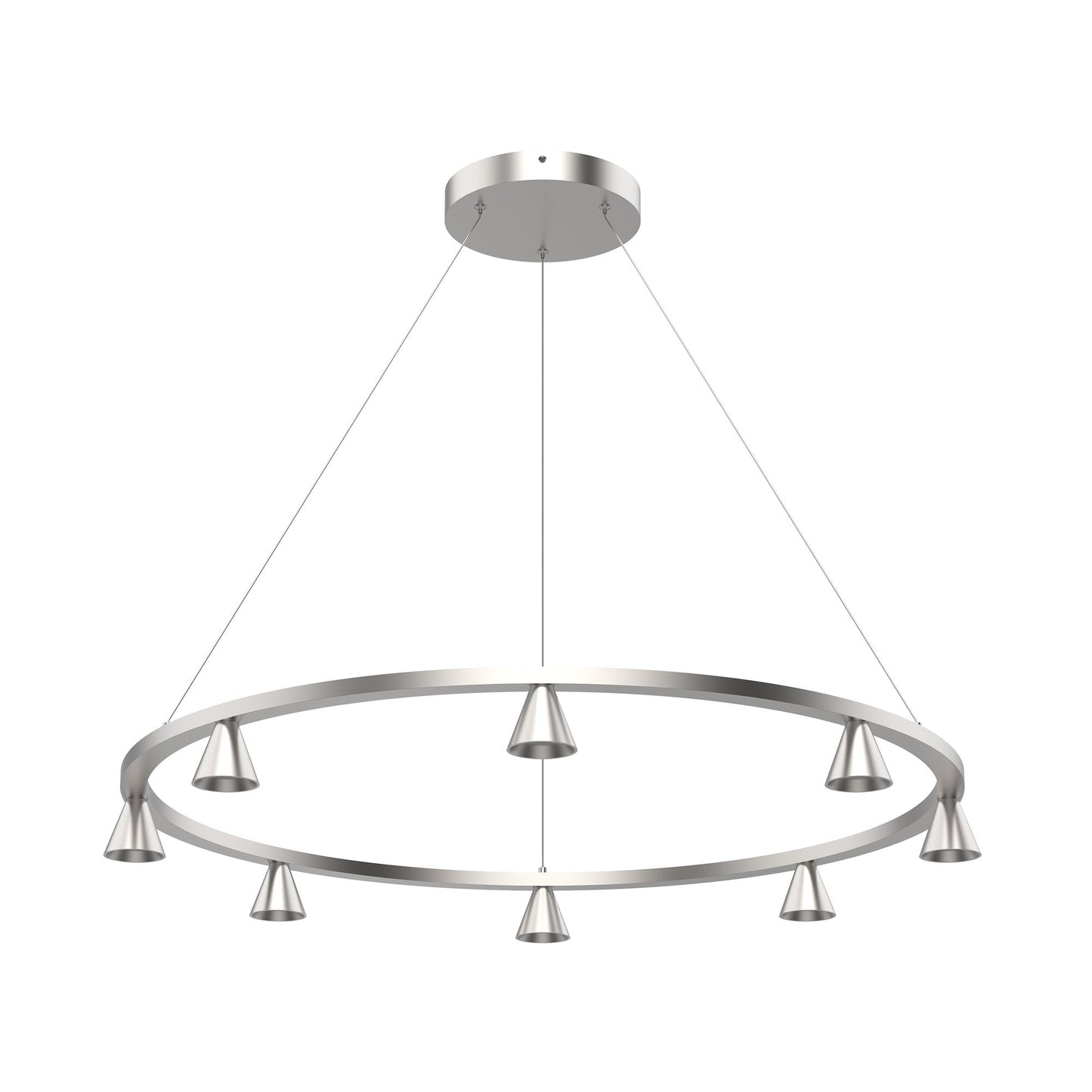 Kuzco Dune brushed nickel [universal voltage] chandelier CH19933-BN-UNV