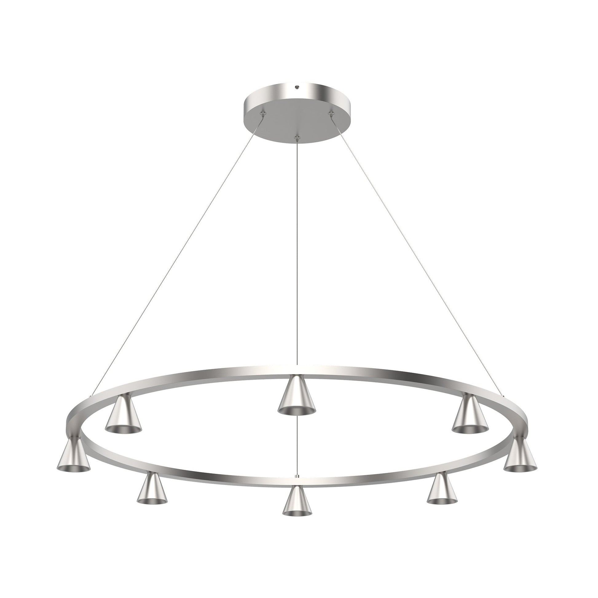 Kuzco Dune brushed nickel [universal voltage] chandelier CH19933-BN-UNV
