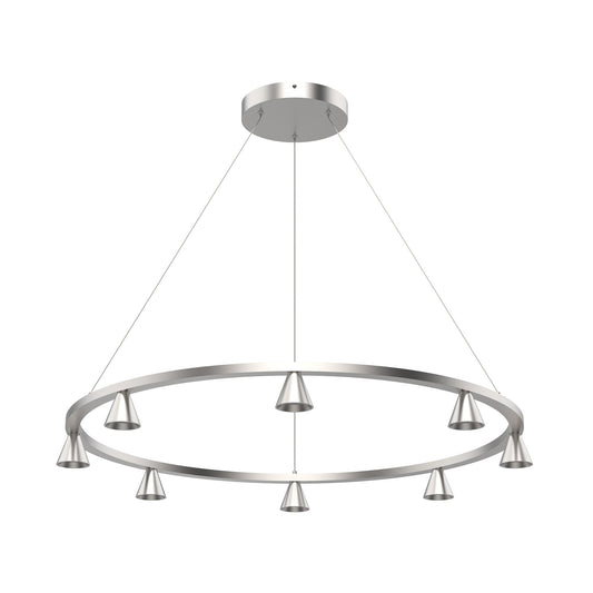 Kuzco Dune brushed nickel [universal voltage] chandelier CH19933-BN-UNV