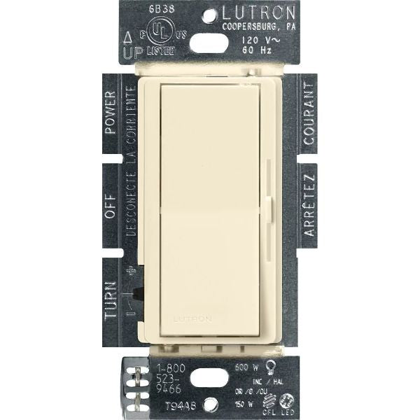 Lutron Diva LED+ dimmer switch in Almond