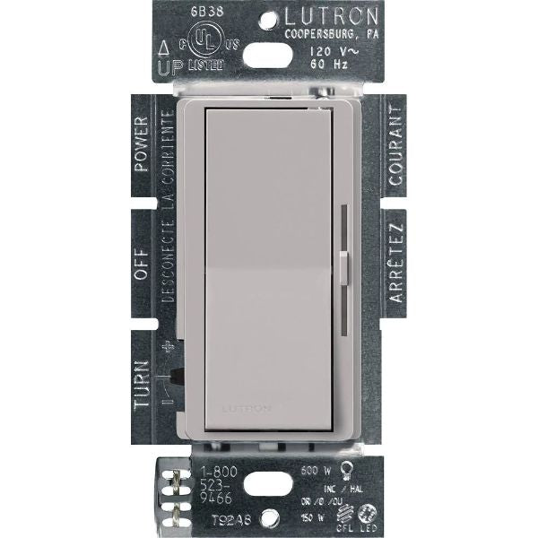 Lutron Diva LED+ dimmer switch in Gray