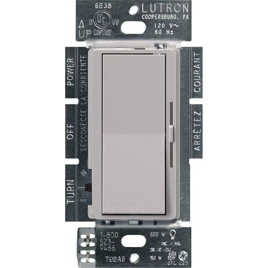 Lutron Diva LED+ dimmer switch in Gray
