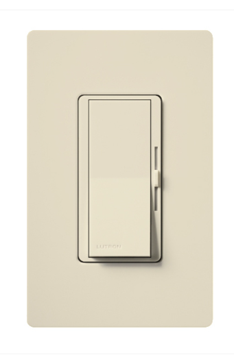 Lutron Diva dimmer switch in Light Almond