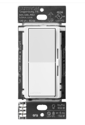 Lutron Caseta smart dimmer switch in White