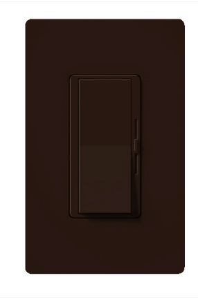 Lutron Diva dimmer switch in Brown