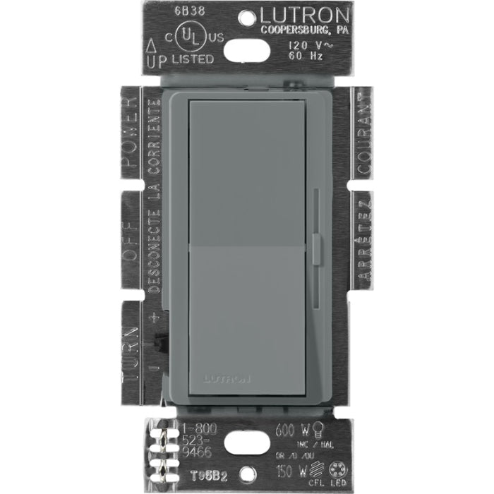 Lutron Diva LED+ dimmer switch in Slate