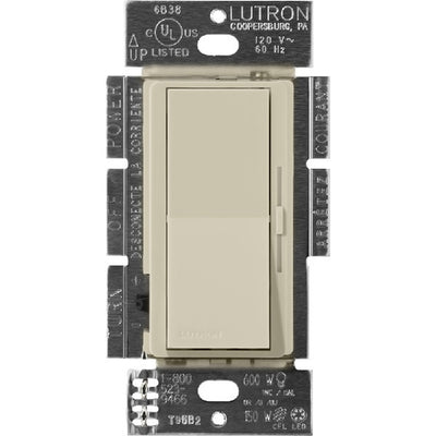Lutron Diva dimmer switch in Clay