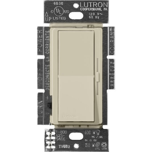Lutron Diva dimmer switch in Clay