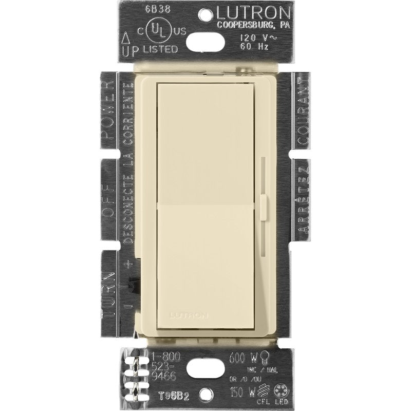 Lutron Diva dimmer switch in Sand