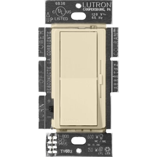 Lutron Diva dimmer switch in Sand