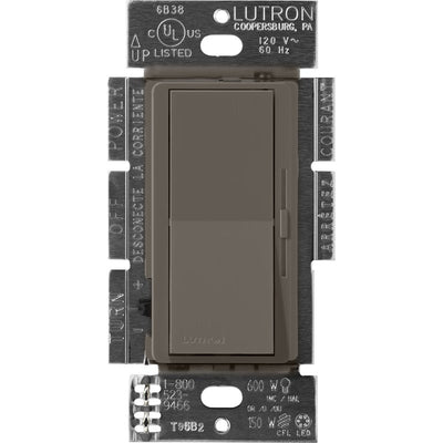 Lutron Diva dimmer switch in Truffle