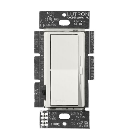 Lutron Diva 3-wire dimmer switch in Lunar Gray