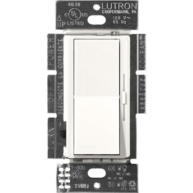 Lutron Diva dimmer switch in Brilliant White