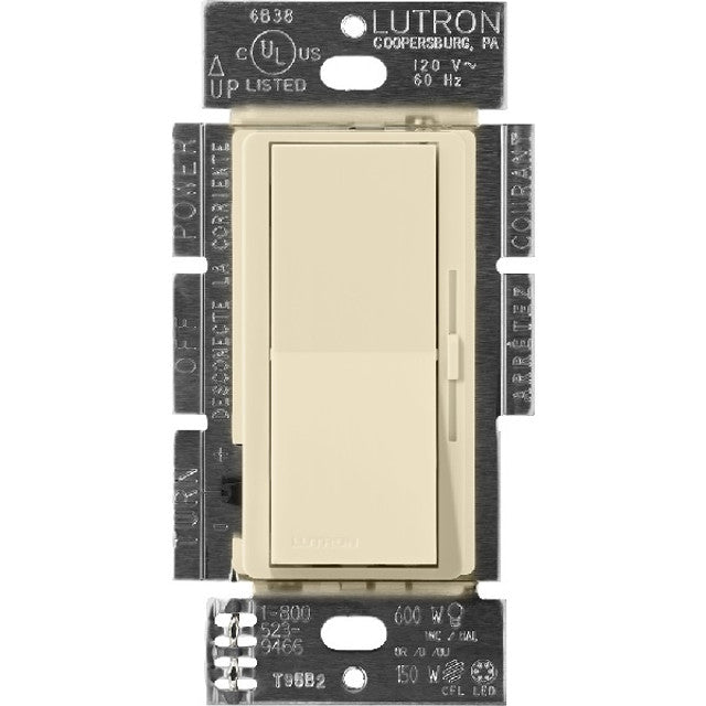 Lutron Diva dimmer switch in Sand