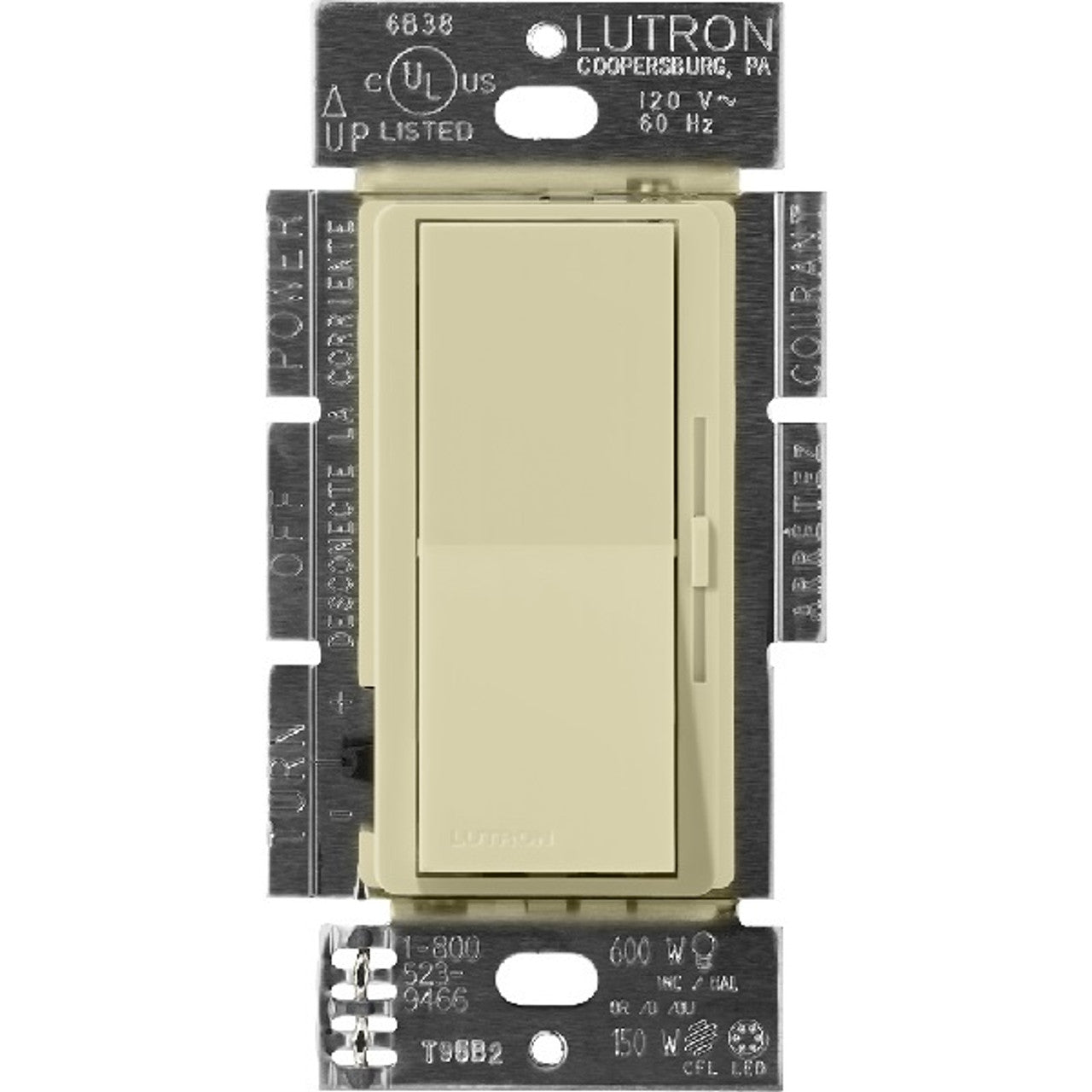 Lutron Diva dimmer switch in Sage