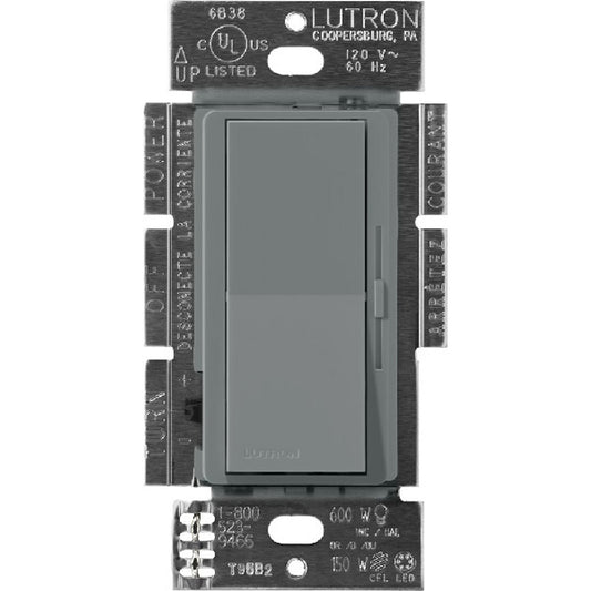 Lutron Diva dimmer switch in Slate