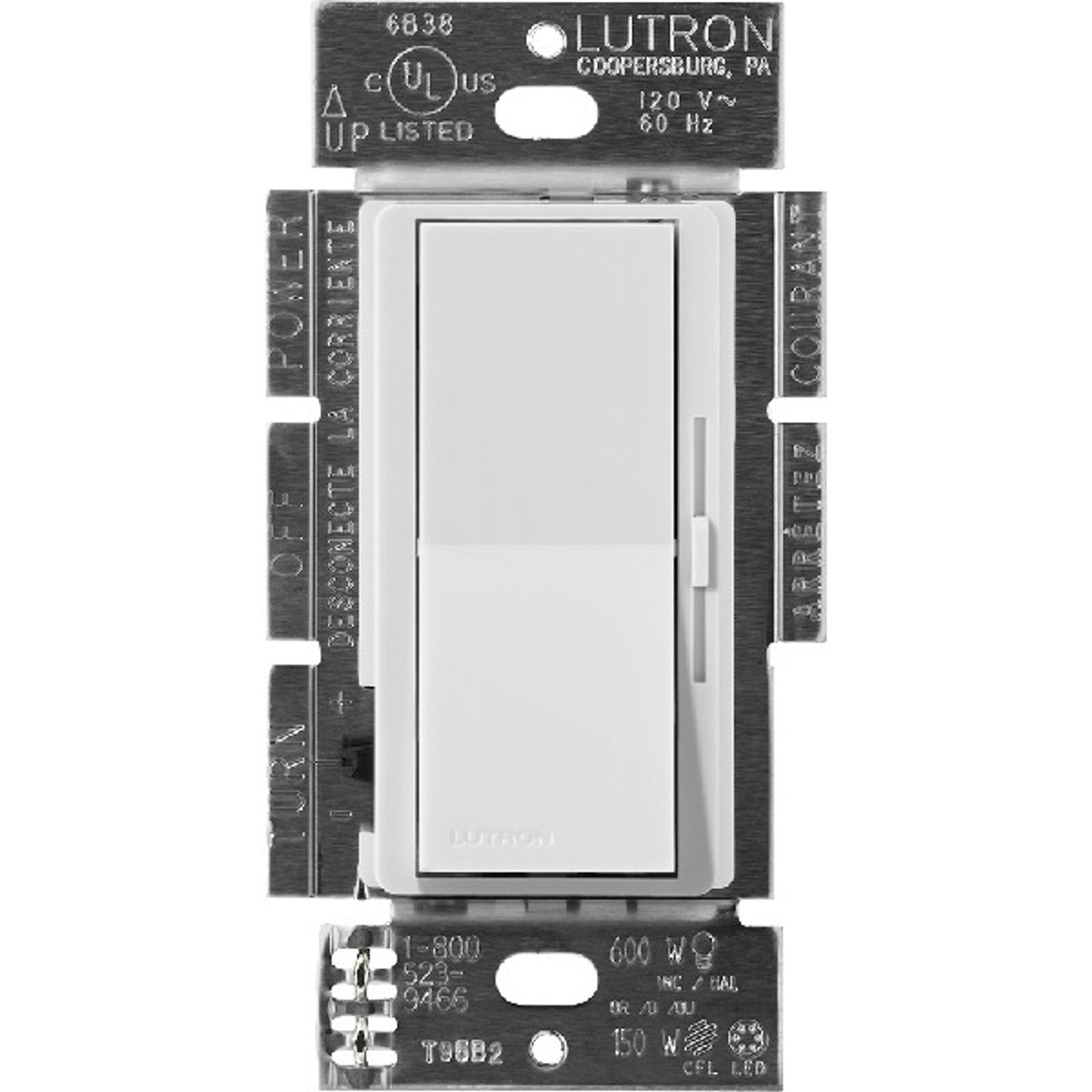 Lutron Diva dimmer switch in Mist