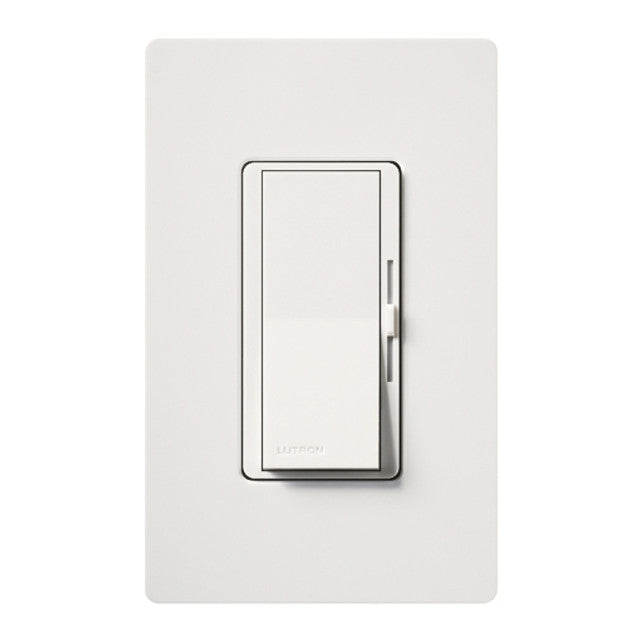 Lutron Diva dimmer switch in Snow White