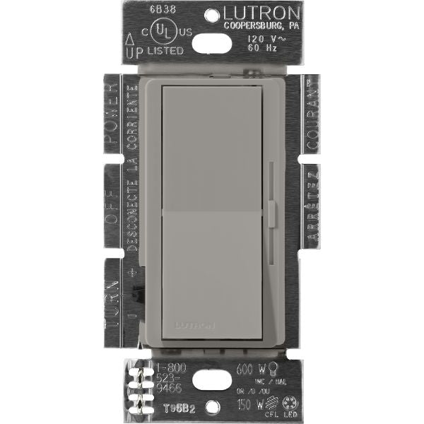 Lutron Diva dimmer switch in Cobblestone