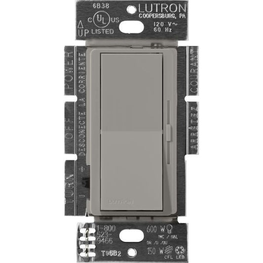Lutron Diva dimmer switch in Cobblestone