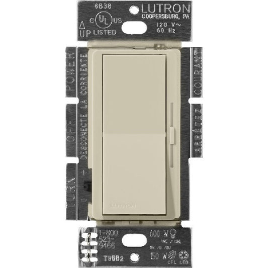 Lutron Diva dimmer switch in Clay