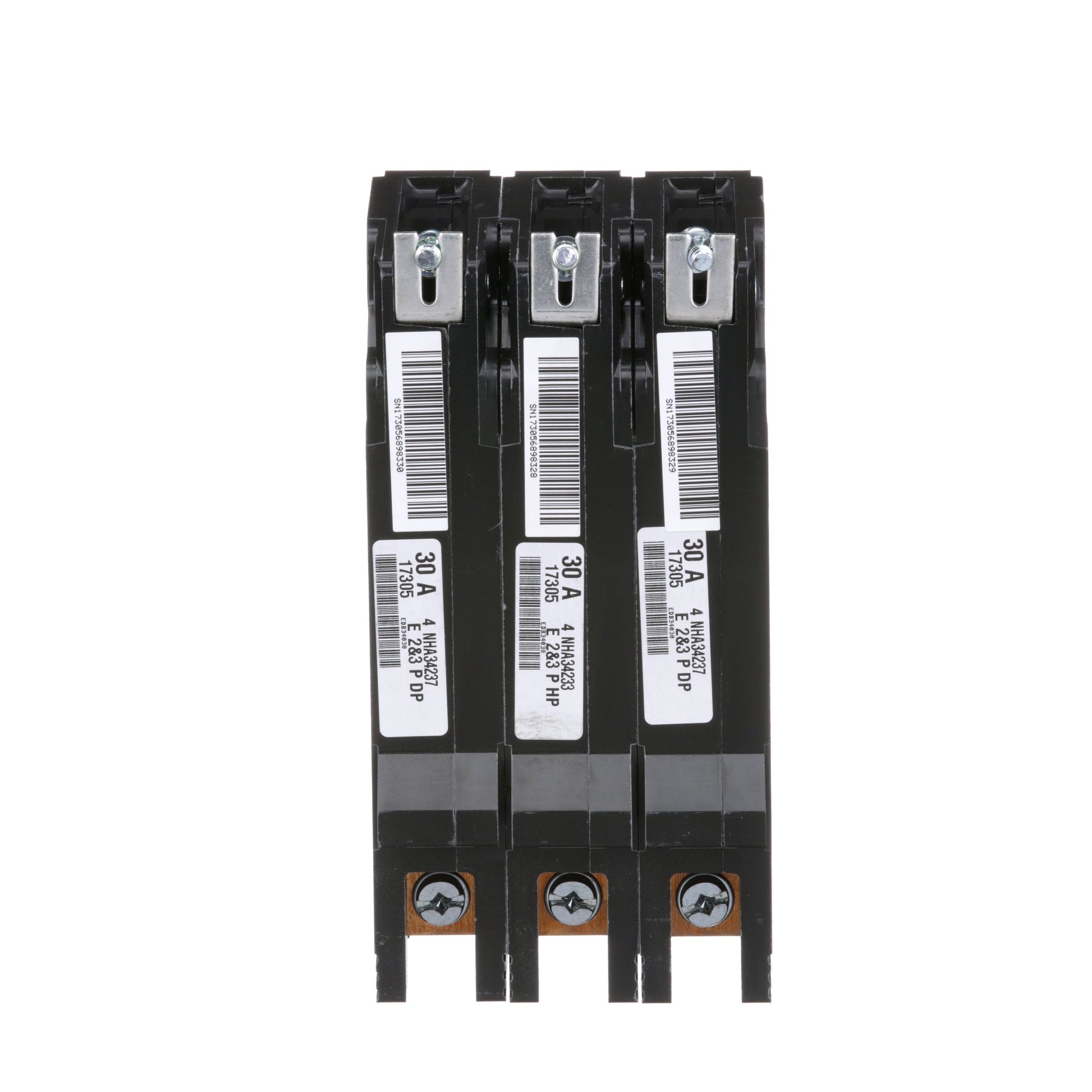 Schneider Electric (Square D) 3-Pole 30 A 480Y/277 V AC Bolt-On Circuit Breaker, Type EDB