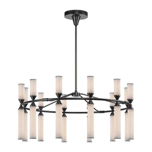 Alora Edwin urban bronze chandelier CH348038UBFR-UNV